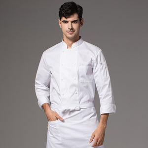 Zhenyao uniforme <span class=keywords><strong>da</strong></span> Chef <span class=keywords><strong>per</strong></span> uomo e donna manica lunga autunno e inverno abbigliamento <span class=keywords><strong>da</strong></span> <span class=keywords><strong>lavoro</strong></span> e <span class=keywords><strong>Bar</strong></span> cucina occidentale pasticceria negozio di torte - Product Image 5
