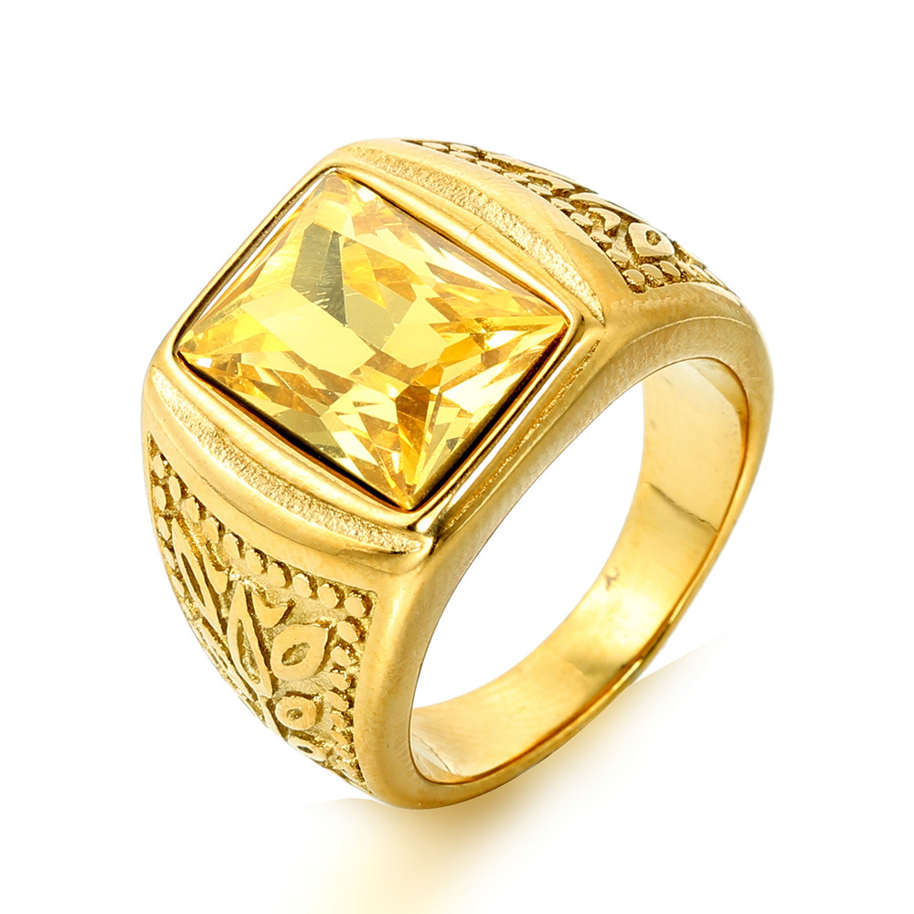 Gemma giallo oro pieno