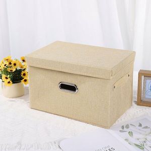Clothes Storage Bins Desk Organizer Storage <b>Boxes</b> Toy Organizer with Lid - Product Image 4