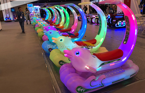 Conception attrayante Kids Amusement Dolphin Voitures à batterie pour Park Stall - Product Image 4