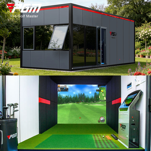 Sistema de Simulador de Golf para Exteriores PGM YGF001, Decoración de Lujo, Casa Contenedor Tipo Cápsula de Cine KTV para Uso Doméstico y Comercial - Product Image 4