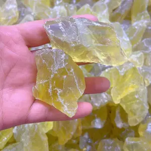 Natural Raw Citrine Rare Rough Loose Gemstone For Sale New Arrival Lemon Quartz Healing Stones Wholesale Price