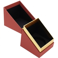 Boîtes d'emballage rigides personnalisées en papier couché réutilisable pour bougies de mariage avec revêtement UV, doublure en éponge, pelliculage mat et gaufrage