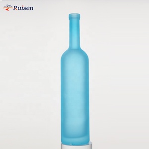 <span class=keywords><strong>Botella</strong></span> de Vidrio <span class=keywords><strong>Azul</strong></span> Esmerilado de Alta Calidad para Agua, 500ml 750ml, <span class=keywords><strong>Botella</strong></span> de Vino Frutal, <span class=keywords><strong>Botella</strong></span> de Vidrio Sellada de Alta Gama para Licor y <span class=keywords><strong>Tequila</strong></span> - Product Image 6