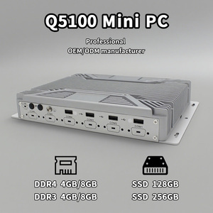 Comercial de baja potencia J6412 <span class=keywords><strong>CPU</strong></span> 2 * LAN 1 * VGA 6 * RS232 Mini computadora Industrial caja de la computadora - Product Image 4