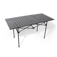 Mobilier d'extérieur Bmaster moderne pour le sport Ensemble de chaises de table pliables et portables Tissu Oxford en métal pour le camping, l'école et le tourisme.
