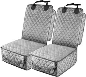 Funda Impermeable para Asiento Delantero de Coche, Protección Total, Funda para Asiento de Coche para Perros con Solapas Laterales, Funda Protectora contra Arañazos para Asiento Tipo Capitán - Product Image 2