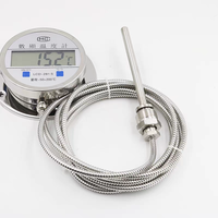 Termómetro Industrial con Sonda, Pantalla Digital, Resistente al Agua, Acero Inoxidable IP68, Precio de Fábrica, -50~+200C