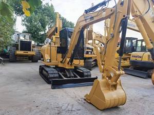 Alta Performance Usado Cat 305.5ECR 306D 307E 308E 5 ton 6 ton <span class=keywords><strong>8</strong></span> ton Mini Escavadeira com Almofadas De Borracha - Product Image 2