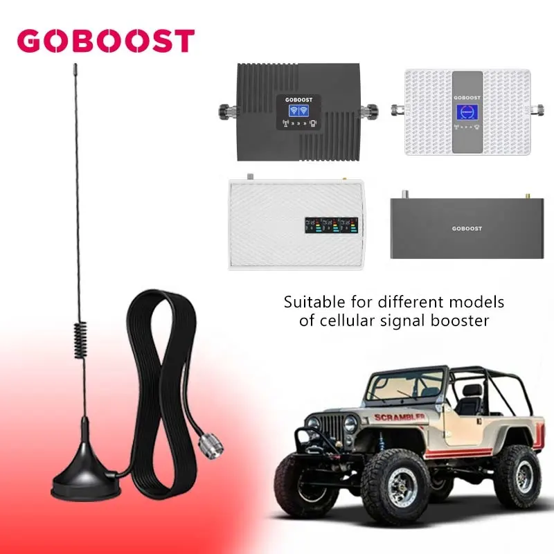 Goboost Antena Cb 2G 3G 4G, Antena Komunikasi Jaringan Seluler 3M 6054 700-2700Mhz