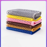 Vente chaude ménage cuisine 30*30 vaisselle filet anti-rayures vaisselle maille tissu microfibre 3D nettoyage maille chiffons