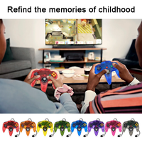 Manette filaire classique rétro transparente N64, manette de jeu, joystick, joypad pour Nintendo 64 N64, accessoires de jeu N 64