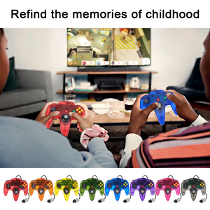 Controlador con Cable Transparente Clásico Retro N64, Joystick, Joypad para <span class=keywords><strong>Nintendo</strong></span> <span class=keywords><strong>64</strong></span>, Accesorios para Juegos N64 - Product Image 3