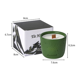 Maßgefertigte Natürliche Sojawachs-Ornamente für Ladenpräsentation und Feiertagsgeschenk-Sortiment Duftkerzen - Product Image 3