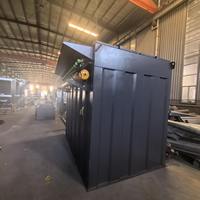 Collecteur de poussière à jet pulsé en acier au carbone à grand volume d'air pour la filtration des poussières industrielles