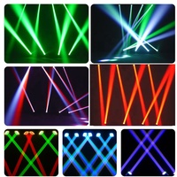 Projecteur LED à tête mobile avec faisceau et stroboscope pour concerts, soirées, discothèques, événements scéniques - Contrôle DMX512