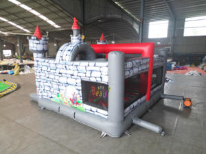 Château Gonflable Commercial Chevalier Médiéval Hupfburg – Vente Flash – Qualité Professionnelle – Écologique – Garantie 3 Ans – Idéal pour les Fêtes - Product Image 5