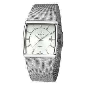 Reloj de Pulsera para Hombre, Cuadrado, de Acero Inoxidable, con Correa de Acero Inoxidable, Resistente al Agua, Luminoso, de Cuarzo, con Calendario, Venta al por Mayor - Product Image 4