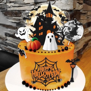 Decorazione per Torta a Tema Strega, Ornamento in Carta per Feste di Halloween e Compleanno - Product Image 2