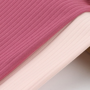 Ventes chaudes - Tissu côtelé en maille 220 GSM, toucher doux, résistant aux plis et à l'abrasion, 80 % nylon, 20 % élasthanne, pour pantalons et vêtements de <span class=keywords><strong>yoga</strong></span> - Product Image 4