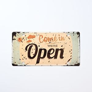 Plaque Métallique Personnalisée Style Rustique pour Salon <span class=keywords><strong>de</strong></span> Coiffure, Décoration Vintage pour Barbier, Panneau Métallique Rétro pour Coiffure et Rasage - Product Image 3