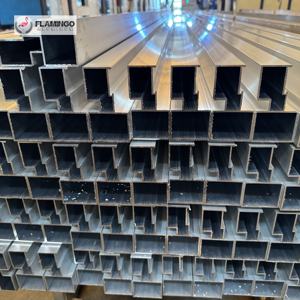 Profil de garde-corps en aluminium, base en U, panneaux de clôture en verre trempé, garde-corps en verre sans cadre, garde-corps en aluminium pour verre - Product Image 5