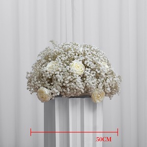 Bola de Flores de Cielo Estrellado de 80 cm, Decoración para Escenarios de Boda, Flor Artificial para Mesa, Sala de Estar, Salón de Exposiciones - Product Image 1