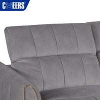 Sofá Seccional Modular de Alta Calidad MANWAH CHEERS Esquinero de Tela Muebles de Sala de Estar Moderno Juego de Sofás Convertible de 4 Plazas