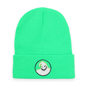 Oogie Boogie 3D bordado sombrero de punto gorra Otoño Invierno esquí Halloween disfraz accesorio Navidad noche grito fantasma sombrero - Product Image 1