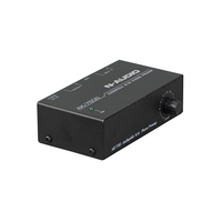 N-Audio AK750s Mini Préamplificateur Phono Audio Professionnel Passif Ultra-Compact en Métal Noir, Sensibilité 102 dB, Garantie 1 An