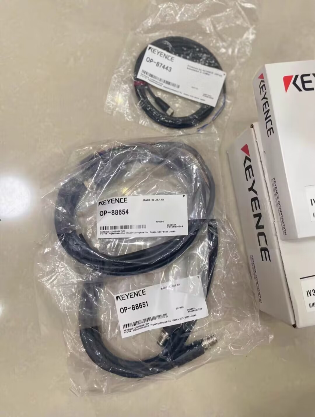 KEYENCE IV3-CP50 表示器＋OP-87444 ＋OP-87458