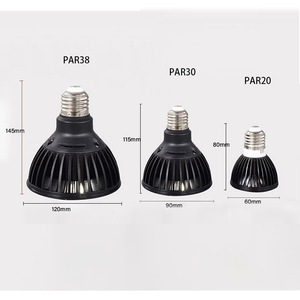 หลอดไฟ LED สปอตไลท์ Par20 Par30 Par38 ความสว่างสูง 90Ra สีสันสวยงาม สำหรับใช้ภายในบ้าน ร้านค้า มุมกระจายแสง 15 24 38 องศา - Product Image 2