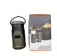 Radio d'urgence AM FM haute sensibilité, solaire, à manivelle, 5000 mAh, lampe torche, alarme SOS