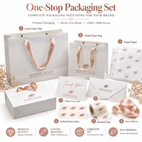 Sac en papier de luxe personnalisé blanc ivoire avec poignées en ruban satiné or rose pour boutique, magasin de détail, cadeau, marque et fête de mariage
