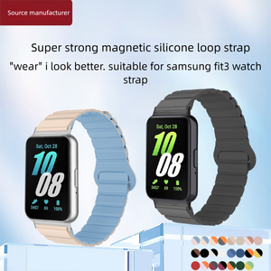 <span class=keywords><strong>2025</strong></span> New 18Mm Từ Phát Hành Nhanh Chóng Mềm Silicone Dây Đeo Đồng Hồ Cho Samsung Galaxy Fit3 Không Thấm Nước Có Thể Điều Chỉnh Ban Nhạc Thể Thao Unisex - Product Image 2