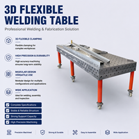 Table de travail robuste D16 pour la fabrication 1200x2400, table de soudage 3D nitridée anti-usure avec accessoires assortis