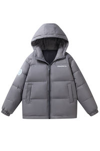 เสื้อโค้ทขนเป็ดหนาสีขาวแบบลำลองสำหรับ2025ฤดูหนาวโลโก้ได้ตามต้องการ - Product Image 6