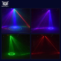 Luz Láser de Escaneo RGB de 6 Lentes y Color Completo para Discotecas, DJ, Fiestas, Discotecas, KTV, Bares y Clubs