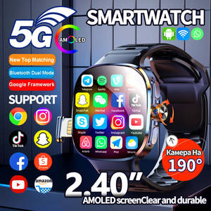 สมาร์ทวอทช์ M99 (8+128g) ระบบ Android 10.0 รองรับ 4G พร้อม GPS, Wifi, ใส่ซิมการ์ดได้ หน้าจอ AMOLED ขนาดใหญ่ 2.4 นิ้ว ความละเอียด 720*720  พร้อมฟังก์ชั่นติดตามตำแหน่ง - Product Image 2