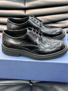 Mocassins en cuir de veau Embassy Derby Brogue Intemporels Nouveau <span class=keywords><strong>avec</strong></span> étiquettes <span class=keywords><strong>Boucle</strong></span> Chaussures en cuir Chaussures habillées d'affaires Mocassins Chaussures Derby - Product Image 5