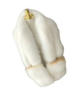 MWFur-<span class=keywords><strong>Etole</strong></span> en fourrure de renard avec poches, châle en fourrure de luxe pour femme, mode hivernale - Product Image 1