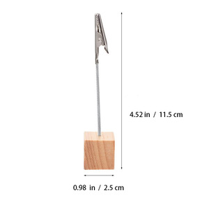Clip <span class=keywords><strong>photo</strong></span> en bois sculpté dans la conception de <span class=keywords><strong>crocodile</strong></span> carré de couleur de base de pin pour la note de bureau tenant le clip <span class=keywords><strong>photo</strong></span> de base de pin d'ornement - Product Image 3