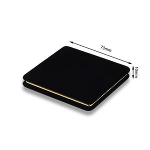 Luxury Custom Logo Luxury Black Square Frame Fashion Cosmetic Pocket <b>Mirror</b> - Product Image 2