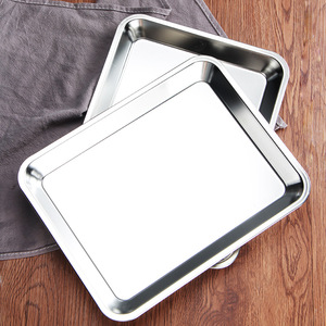 304 Stainless Steel <strong>Oven</strong> Baking Pan <strong>Tray</strong> Dishes Multiple Specifications Buffet <strong>Grill</strong> Plate Baking <strong>Tray</strong> - Product Image 2