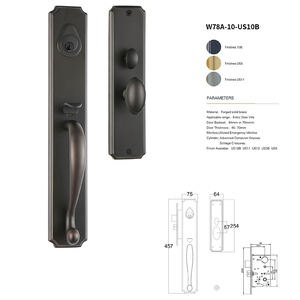 Villa de style européen entièrement en cuivre avec une grande serrure de porte luxueuse et une double porte en bois, cour avec une grande serrure en or 24 carats - Product Image 1