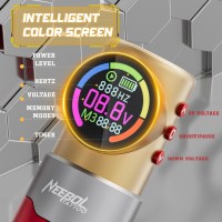 Stylo de tatouage sans fil 2025 avec batterie 2000 mAh, écran LED, tension de traînée réglable, machine à tatouer à cartouche en aluminium