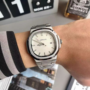 빈티지 클래식 남성 시계 2024 광동 남성 시계 제조 중국에서 럭셔리 남성 은빛 방수 아날로그 손목 시계 - Product Image 6