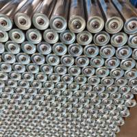 Rouleau en acier résistant de convoyeur à gravité-diamètre de 50mm X zinc de longueur de 300mm enduit