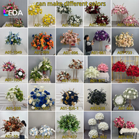 LEDA Nouveau design Centre de table de mariage Boule florale artificielle violette sphérique
