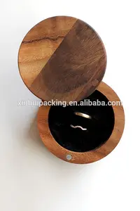 Luxury Timber Wooden Ring Box Ring Packaging Box